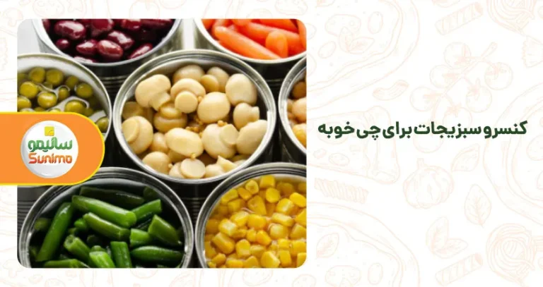 کنسرو سبزیجات برای چی خوبه