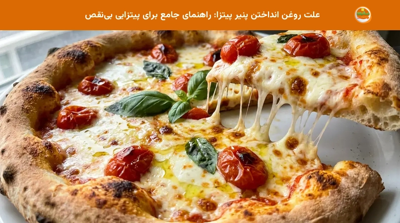 علت روغن انداختن پنیر پیتزا: راهنمای جامع برای پیتزایی بینقص علت روغن انداختن پنیر پیتزا: راهنمای جامع برای پیتزایی بینقص