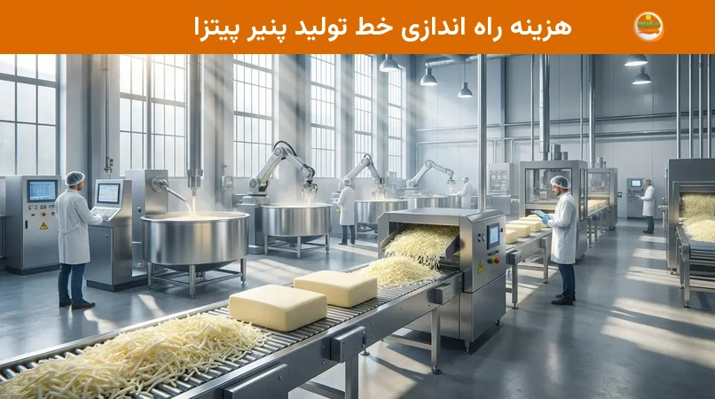 هزینه راه اندازی خط تولید پنیر پیتزا هزینه راه اندازی خط تولید پنیر پیتزا