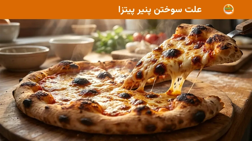 علت سوختن پنیر پیتزا علت سوختن پنیر پیتزا