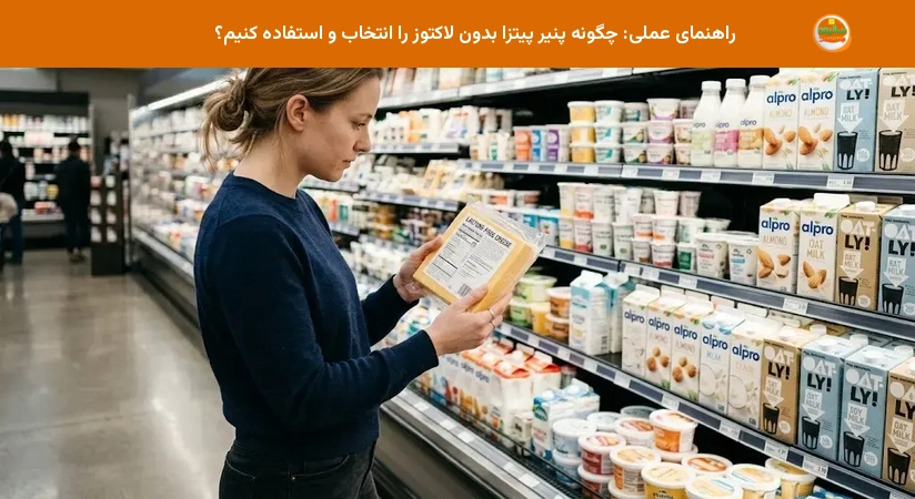 راهنمای عملی: چگونه پنیر پیتزا بدون لاکتوز را انتخاب و استفاده کنیم؟ راهنمای عملی: چگونه پنیر پیتزا بدون لاکتوز را انتخاب و استفاده کنیم؟