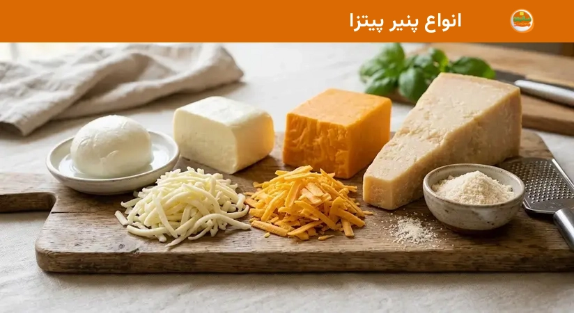 انواع پنیر پیتزا