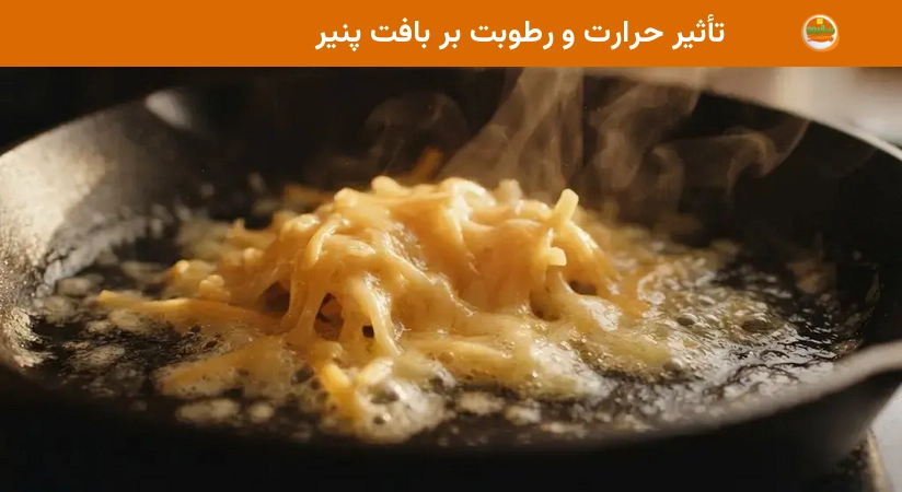 تأثیر حرارت و رطوبت بر بافت پنیر تأثیر حرارت و رطوبت بر بافت پنیر